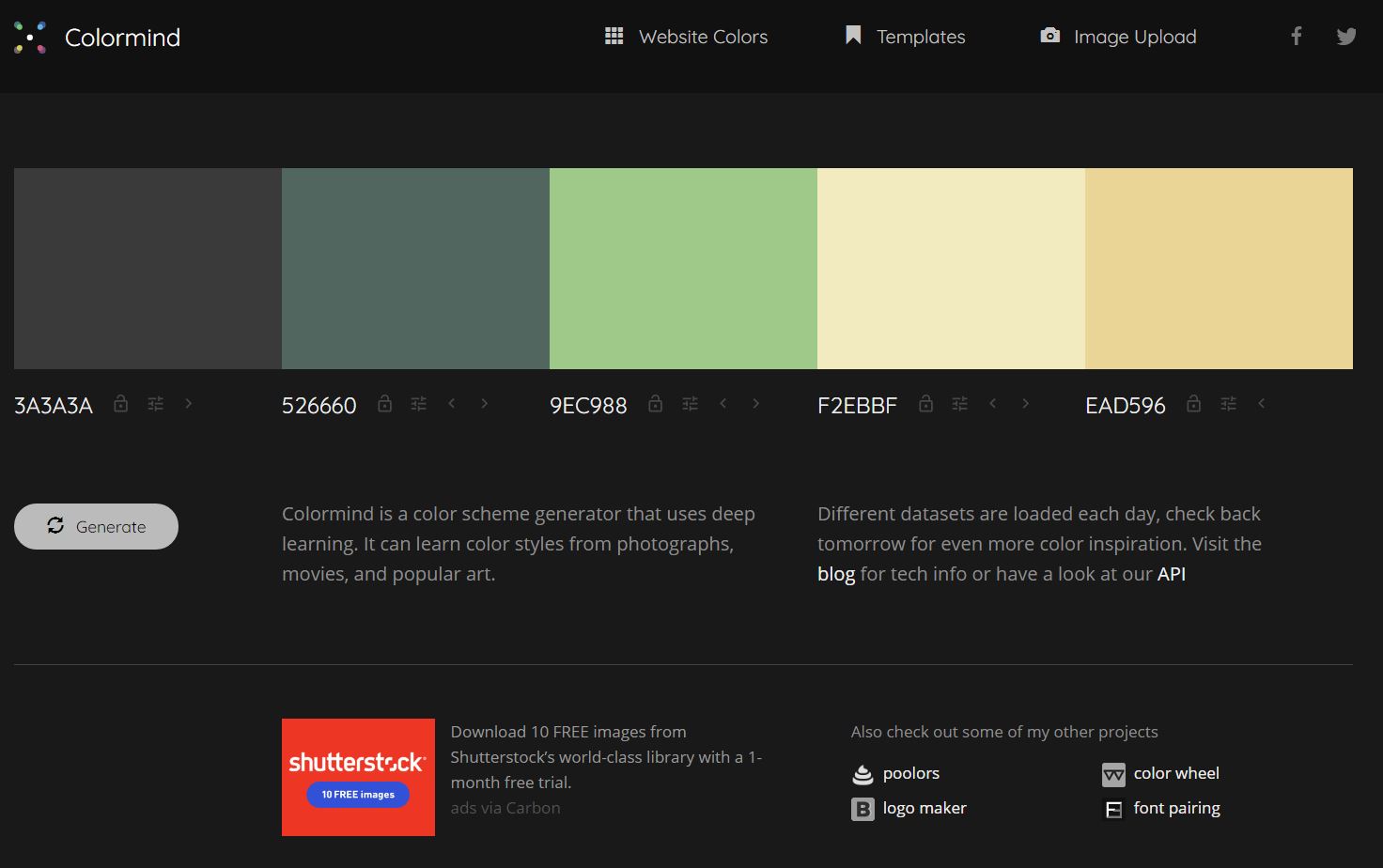 ۷ وب‌سایت برای انتخاب پالت رنگ-اپلیکیشن‌ساز آنلاین موبایل پازلی-puzzley.net 4